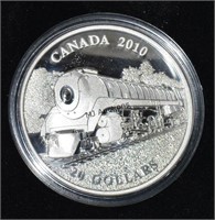 2010 Canada .999 Proof  Silver Coin Selkirk Loco