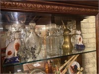 Contents ONLY of curio cabinet