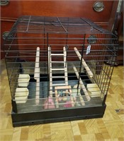 Bird Cage w/Contents