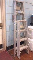 6' & 4' ALUMINUM STEP LADDER