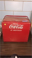 VINTAGE COKE COOLER 18" X 13" X 16" TALL