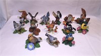 13 VINTAGE  LENOX BIRDS & SQUIRREL