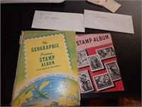 Old Stamp Collection in Albums