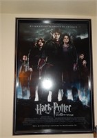 Harry Potter Goblet of Fire Movie Poster Framed