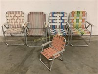 Collection of retro lawn chairs