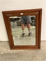Beautiful large wall mirror wood frame