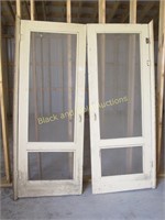 Pair of screen doors for a French door