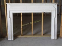 6 foot painted pine fireplace mantel