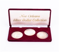 Coin 3 Morgan Silver Dollars New Orleans Set