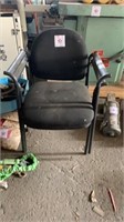 Two black chairs