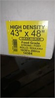 Case of 200 43 x 48 High Density Clear Garbage