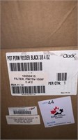Pot Perm feeder black 3/8 4 oz filter
