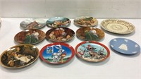 Eleven Collectible Plates K14E