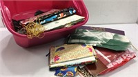 Large Lot of Gift Bags, Tissue Paper & More K12D