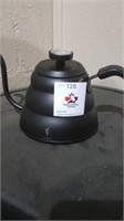 Small pour over metal coffee kettle