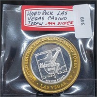 .999 Silver Hard Rock Las Vegas Casino Token