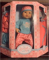 NEW My Sweet Love Baby Doll & Outfits Play Set
