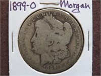 1899 O MORGAN SILVER DOLLAR 90%