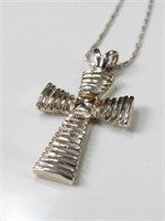 925 Sterling Silver Cross Pedant Necklace