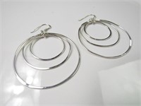 925 Sterling Silver Hoop Earrings