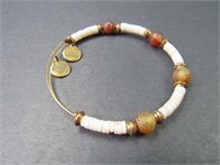 Alex & Ani Pucca Shell& Amber Quartz Bracelet