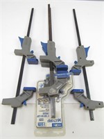 (4) Multi-Grip 15" Mini Bar Clamps / Spreaders