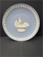 Wedgewood 1986 Jasper Christmas Plate