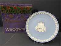 Wedgewood 1987 Jasper Christmas Plate