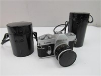 Vintage Camera and Lens