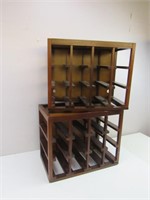 (2) Wooden Wine Racks