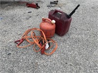 Gas Cans and Cables