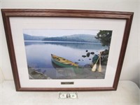 Paul Sundberg Clearwater Lake Signed Framed
