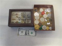 Lot of Vintage Collector Tokens & Jewelry - Rings