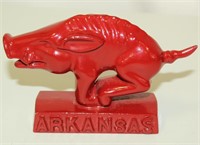 Vintage Arkansas Razorbacks Paperweight