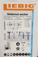 New Industrial Grade LEBIC UnderCut Anchrs - Qty10