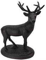 Standing Deer Elk Cast Iron Bank Stamped JM 78