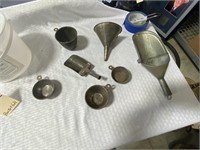 Various Metal Measuring Cups