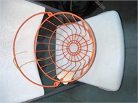 Orange Wire Basket w/Handle