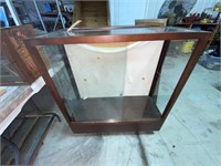Wood/Glass Enclosed Cabinet