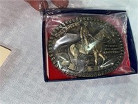 Belt Buckle Will Rogers Centennial-Boxed