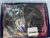 Belt Buckle Will Rogers Centennial-Boxed