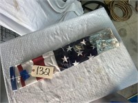 US Flag Set 3' x 5' NEW in Plastic