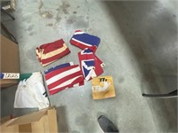 Box of Flags & Banners approx 5