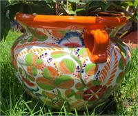 Talavera with Paper Flowers
