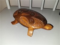 Wooden Turtle Dish