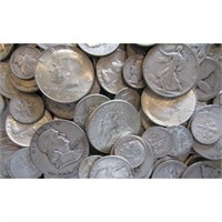 $10 Face Value -90% Mixed Silver Coinage
