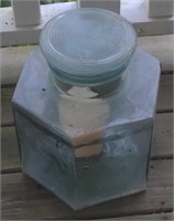 Glass Porch Candle Holder Jar approximately