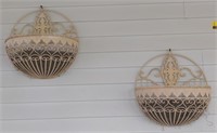 Pair of Wall Mounted Planting Baskets