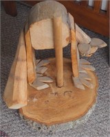 Wooden Animal Carving approximately 20"