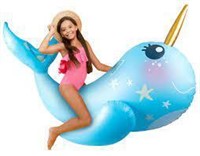 "As Is" Play Day - Narwhal Pool Float